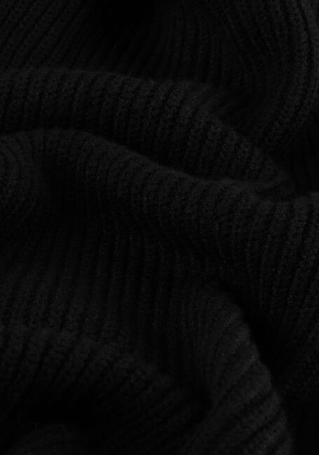 Zwarte OBJECT Midi jurk OBJMALENA L/S ROLLNECK DRESS NOOS - large
