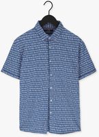 Donkerblauwe VANGUARD Casual overhemd SHORT SLEEVE SHIRT FINE JERSEY WITH PRINT