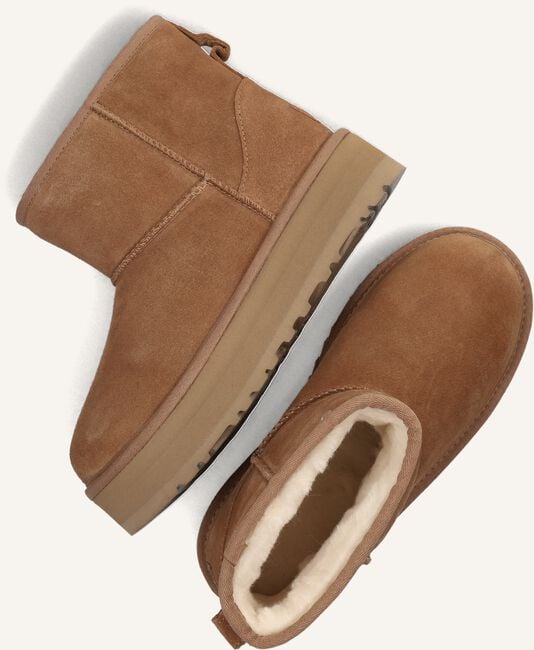 Cognac UGG Vachtlaarzen KIDS CLASSIC MINI PLATFORM Cognac UGG Vachtlaarzen KIDS CLASSIC MINI PLATFORM - large