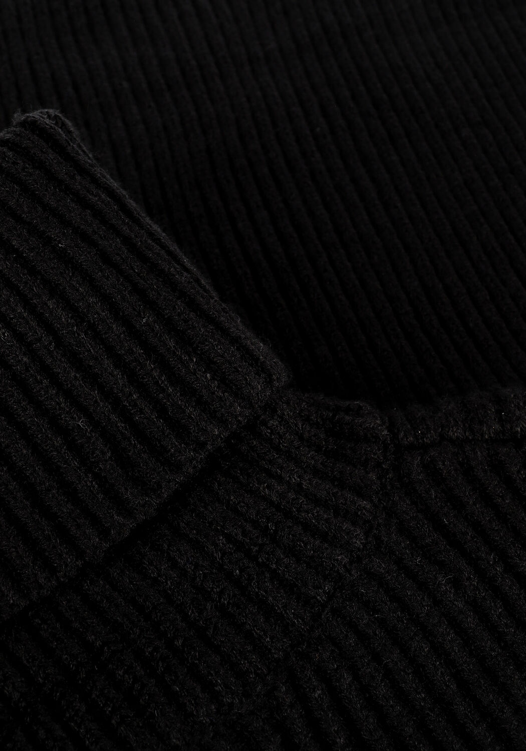 Zwarte RIANNE MEIJER x NA-KD Trui HIGH NECK RIBBED SWEATER - large
