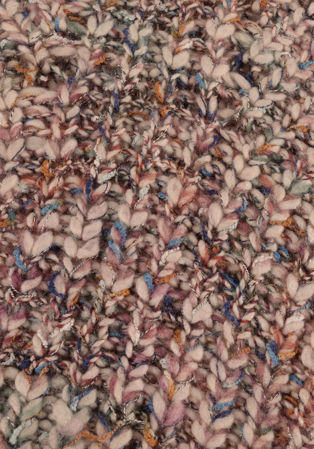 Bruine OBJECT Trui FLEUR L/S KNIT - large