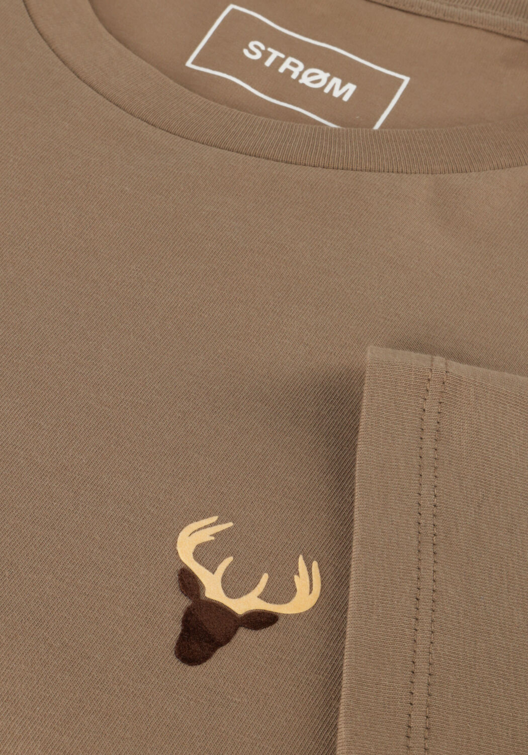 Taupe STR&Oslash;M Clothing Polo / T-shirt T-SHIRT - large