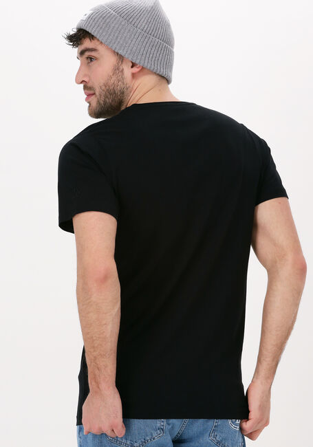 Zwarte BLS HAFNIA T-shirt MINI OUTLINE LOGO T-SHIRT - large