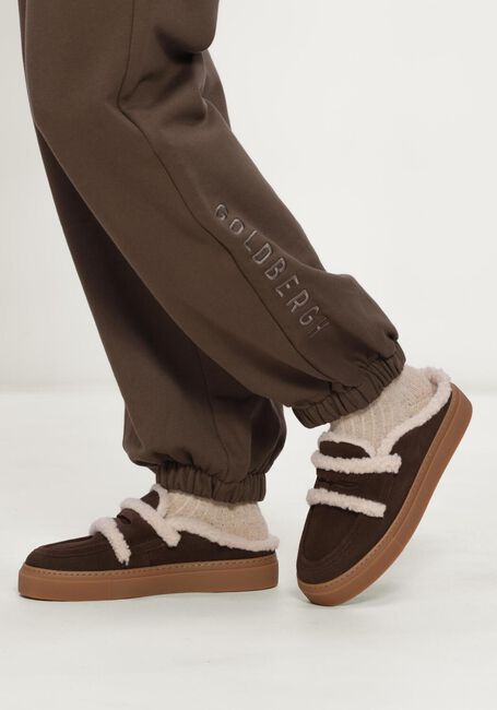Bruine INUIKII Instappers MULE WOOL - large