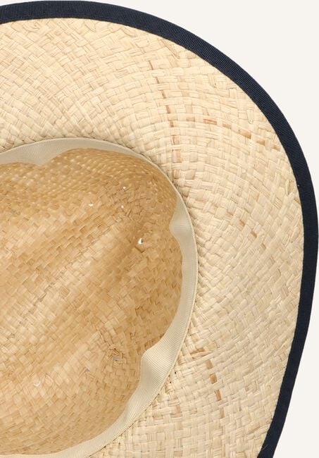 Beige TOMMY HILFIGER Hoed BEACH SUMMER STRAW FEDORA HAT Beige TOMMY HILFIGER Hoed BEACH SUMMER STRAW FEDORA HAT - large