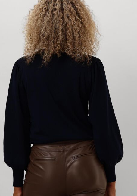 Donkerblauwe MINUS Trui LIVA LONG SLEEVE PULLOVER - large