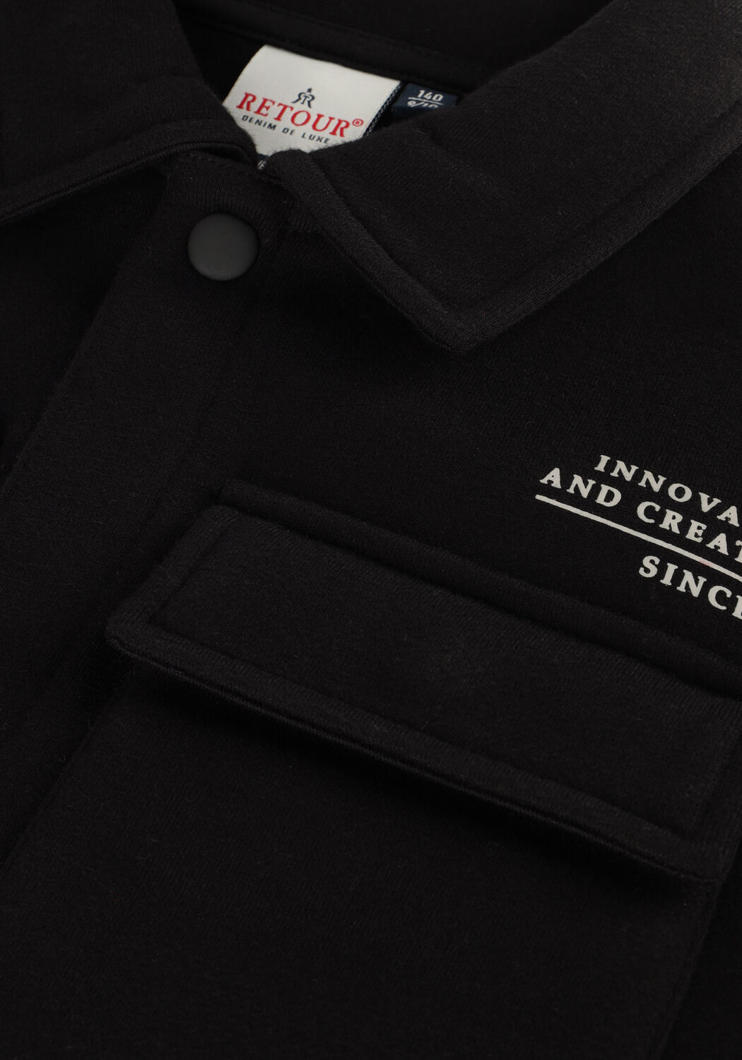 RETOUR Jongens Overhemden Lion Zwart