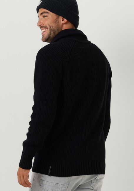 Donkerblauwe BUTCHER OF BLUE Trui OVERLAND HALF ZIP - large