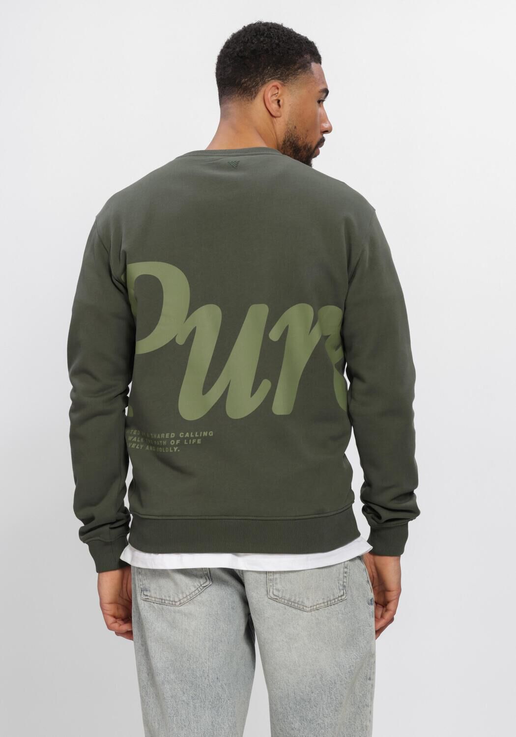 Groene PURE PATH Sweater PURE - large