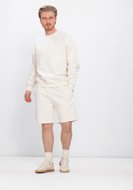 Ecru RESTER&Ouml;DS Sweater DRAKE CREW BACK PRINT - large