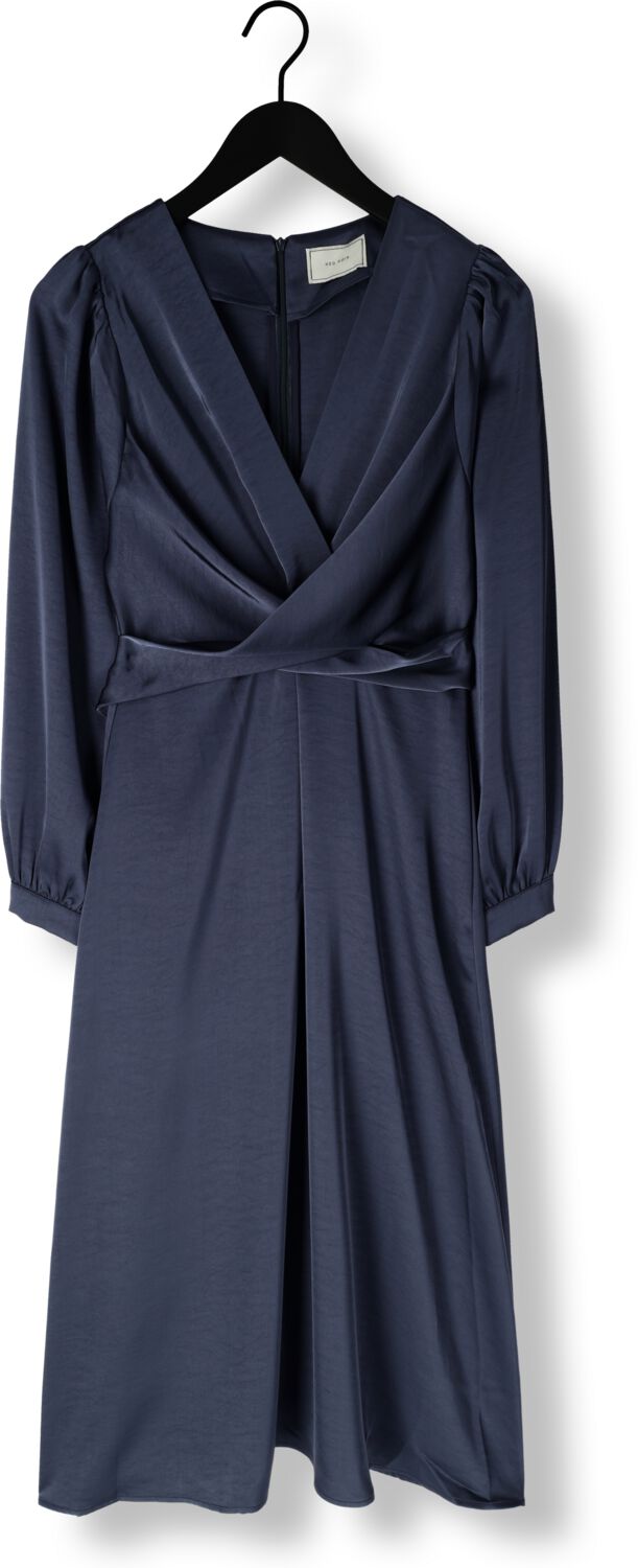 NEO NOIR Dames Jurken Rimini Heavy Sateen Dress Donkerblauw