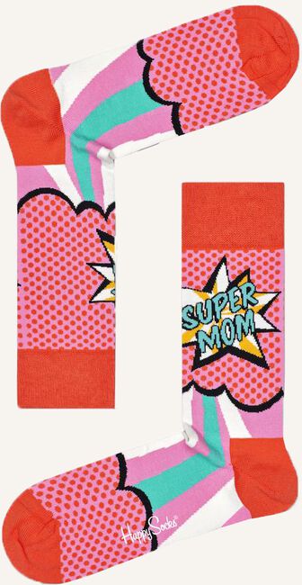 Roze HAPPY SOCKS Sokken SUPER MOM Roze HAPPY SOCKS Sokken SUPER MOM - large