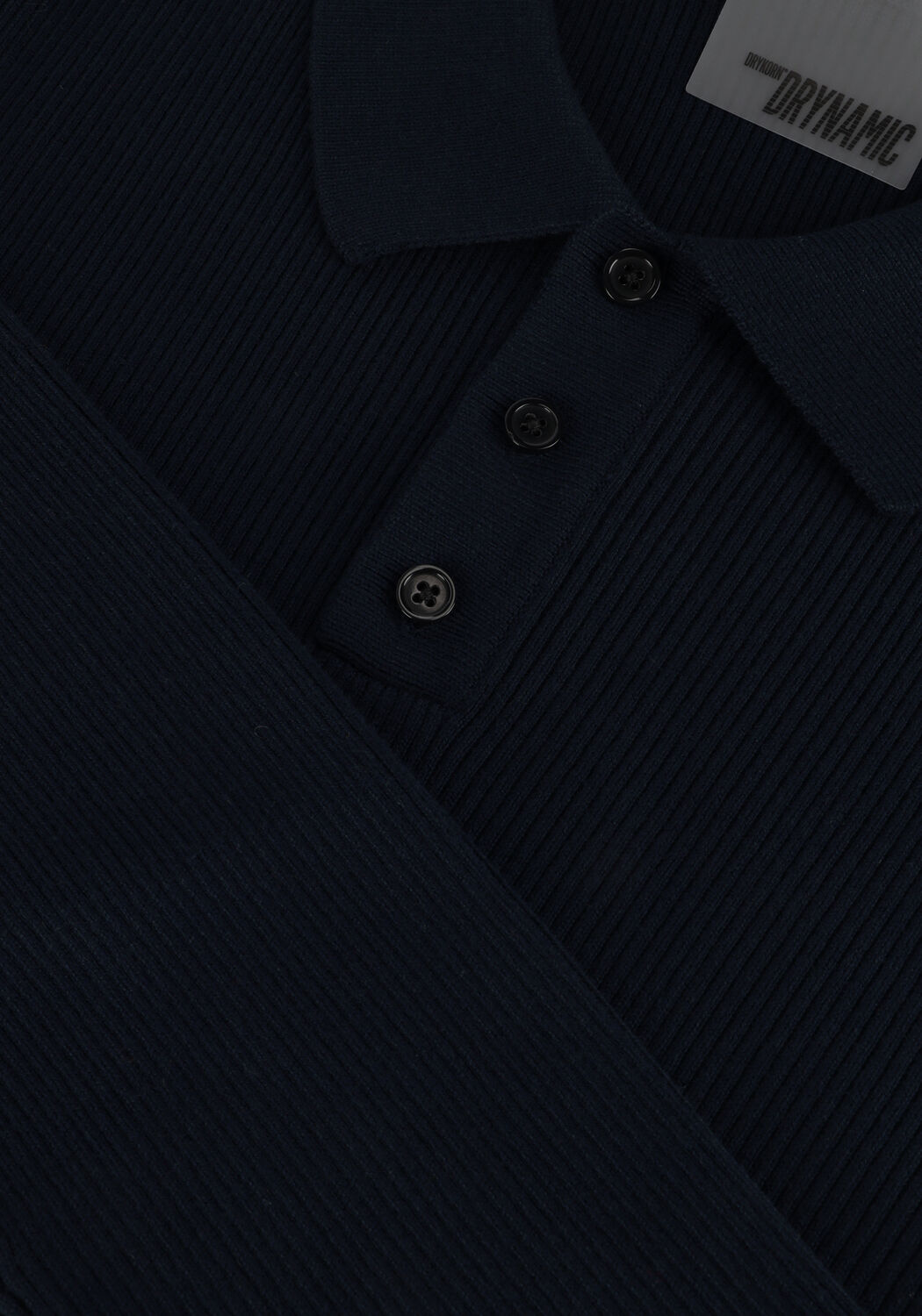 Donkerblauwe DRYKORN Polo TESUAN - large