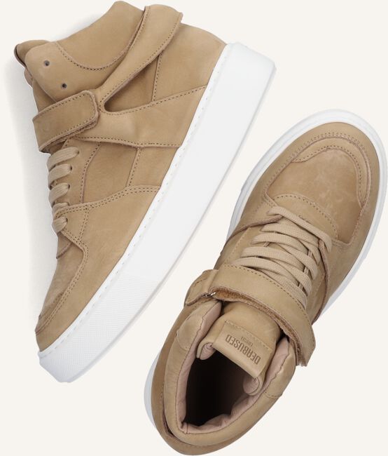 Taupe DEABUSED Hoge sneakers 7724 Taupe DEABUSED Hoge sneakers 7724 - large