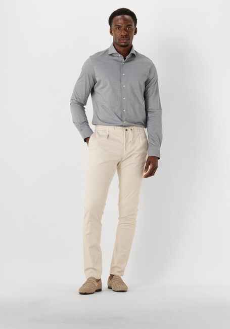 Grijze PROFUOMO Klassiek overhemd SHIRT X-CUTAWAY JAPANESE KNITTED - large
