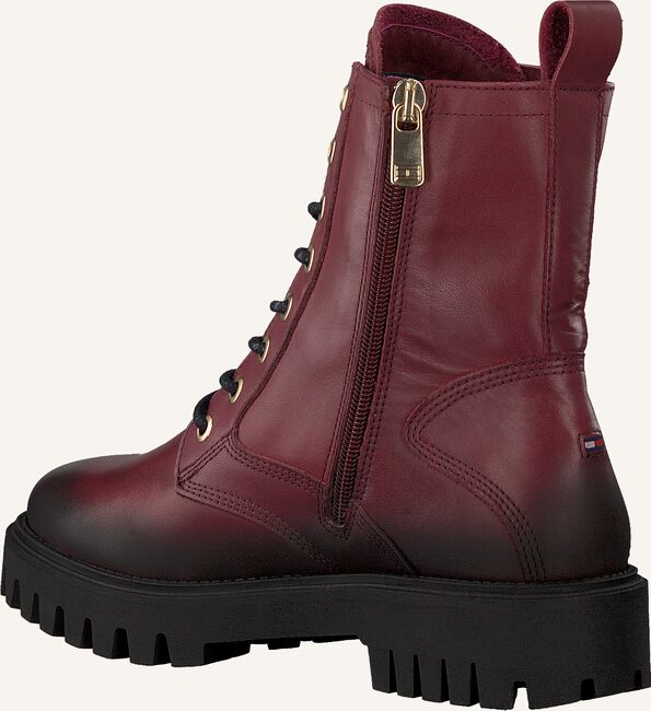 Rode TOMMY HILFIGER Veterboots SHADED TH BOOTIE Rode TOMMY HILFIGER Veterboots SHADED TH BOOTIE - large