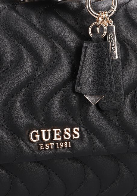 Zwarte GUESS Schoudertas ECO MAI CONVERTIBLE XBODY FLAP Zwarte GUESS Schoudertas ECO MAI CONVERTIBLE XBODY FLAP - large