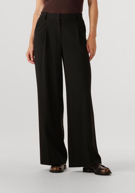 Zwarte OBJECT Pantalon OBJIVY HW WIDE PANT - large