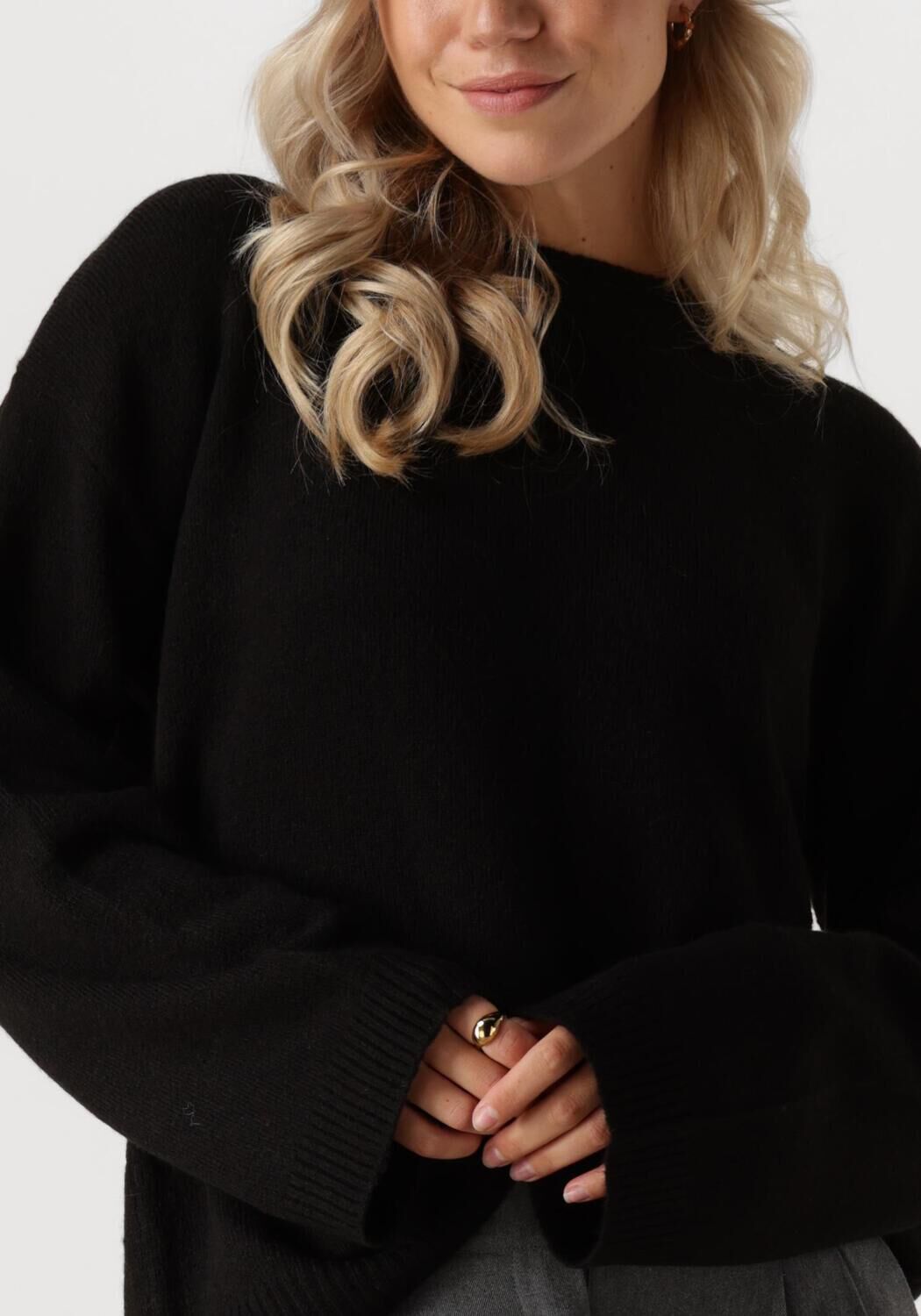 ENVII Dames Truien & Vesten Enorta Ls Knit 7213 Zwart