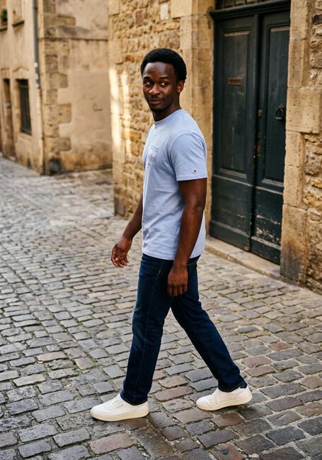 Donkerblauwe LEVI'S Slim fit jeans 511 SLIM - large