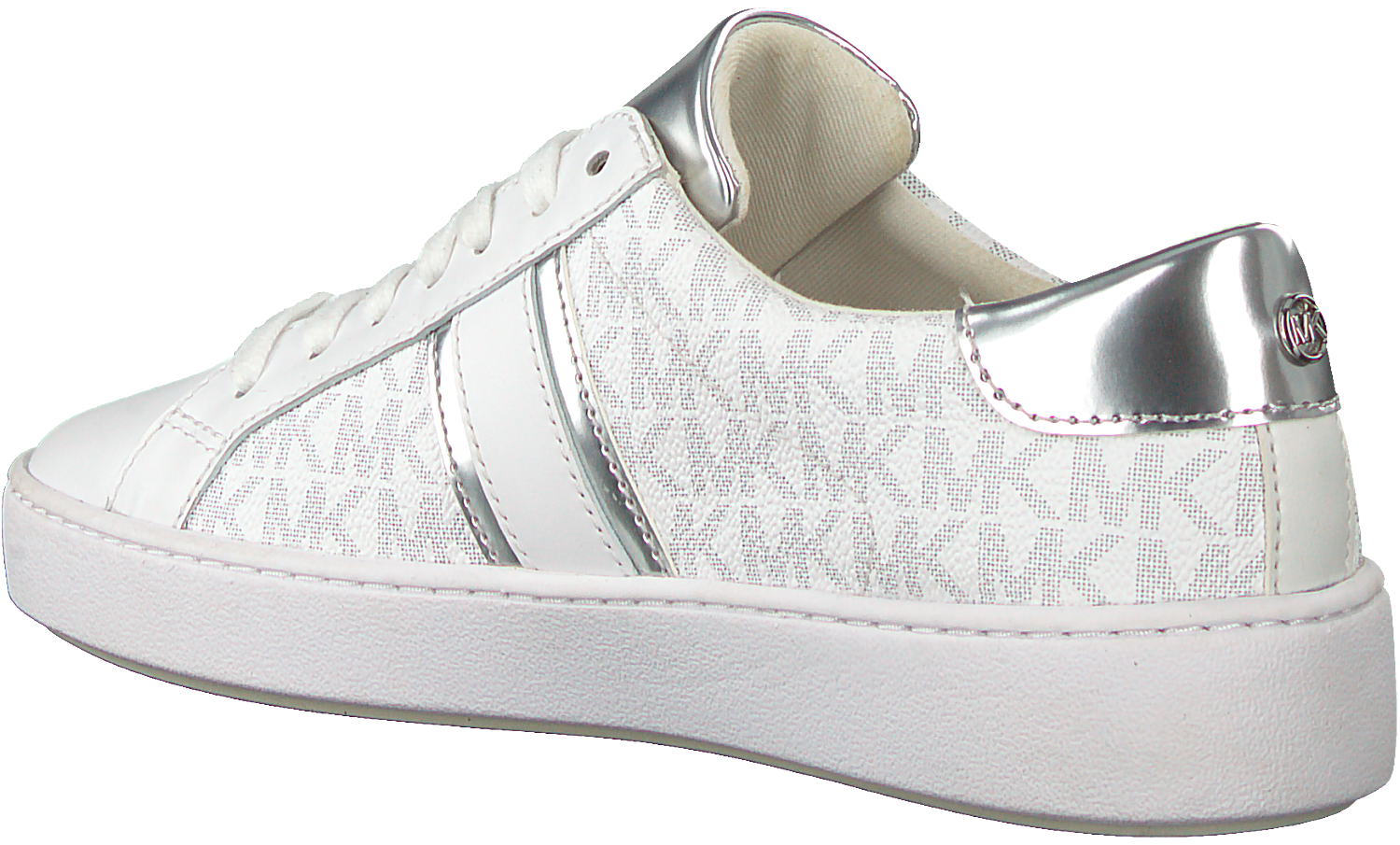 witte michael kors sneakers irving lace up