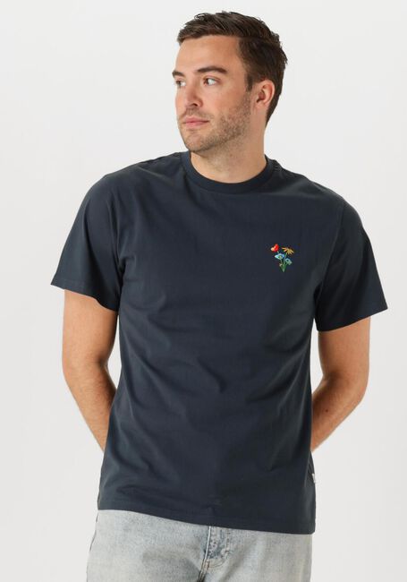 Donkerblauwe FORÉT T-shirt ELEMENT T-SHIRT - large