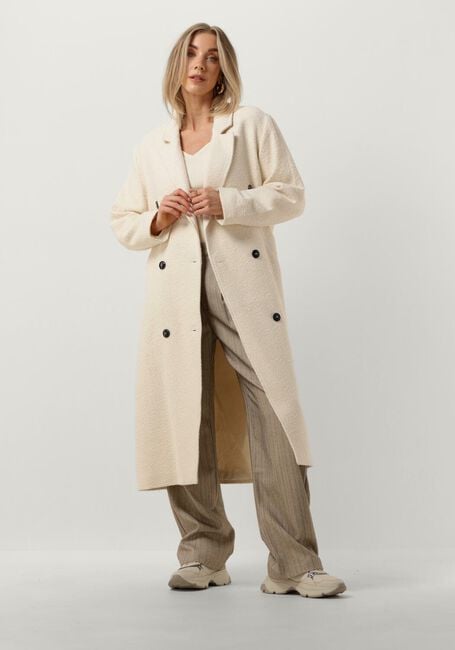 Gebroken wit RUBY TUESDAY Mantel MAY LONGDOUBLE BREASTED COAT - large