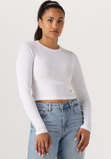 Witte ENVII T-shirt ENALLY LS CROP TEE 5314 - large