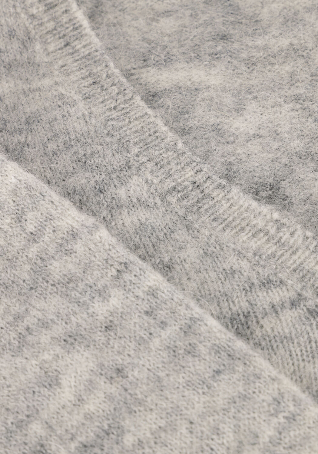 Grijze SELECTED WOMEN Trui SLFLULU NEW LS KNIT V-NECK B NOOS - large