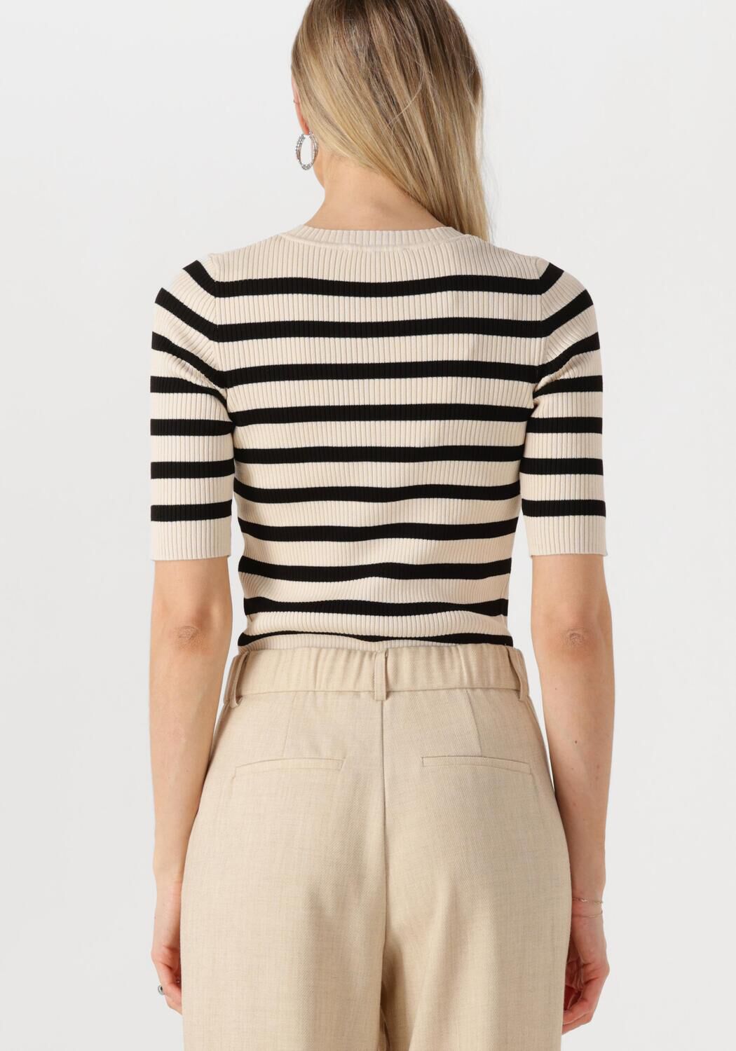 SELECTED FEMME Dames Tops & T-shirts Slfmali 2 4 Knit O-neck Ecru