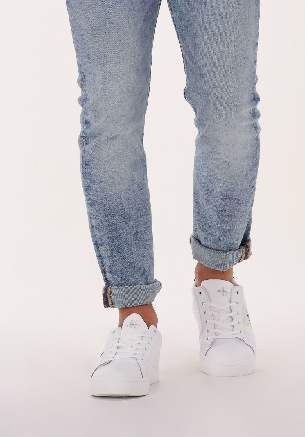 Witte CALVIN KLEIN Lage sneakers CLASSIC CUPSOLE - large