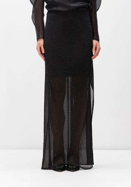 Zwarte DANTE6 Maxirok SILAO RHINESTONE SKIRT - large