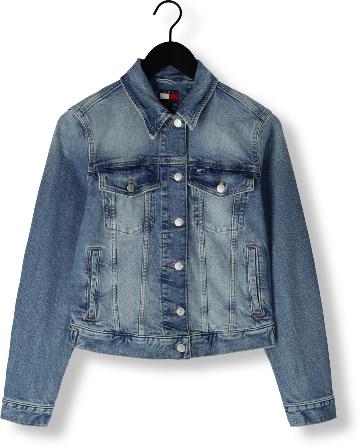 TOMMY JEANS Dames Jassen Classic Trucker Jacket Ai8113 Lichtblauw