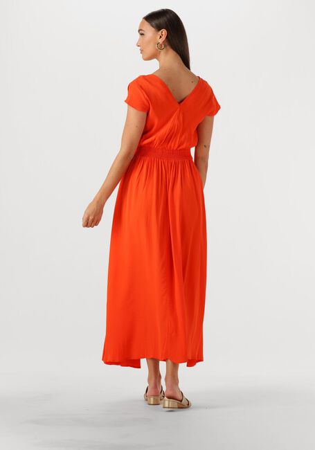 Oranje LOUIZON Maxi jurk FAYENCE - large