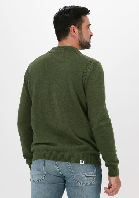 Donkergroene ANERKJENDT Trui AKRICO LAMBSWOOL KNIT - large