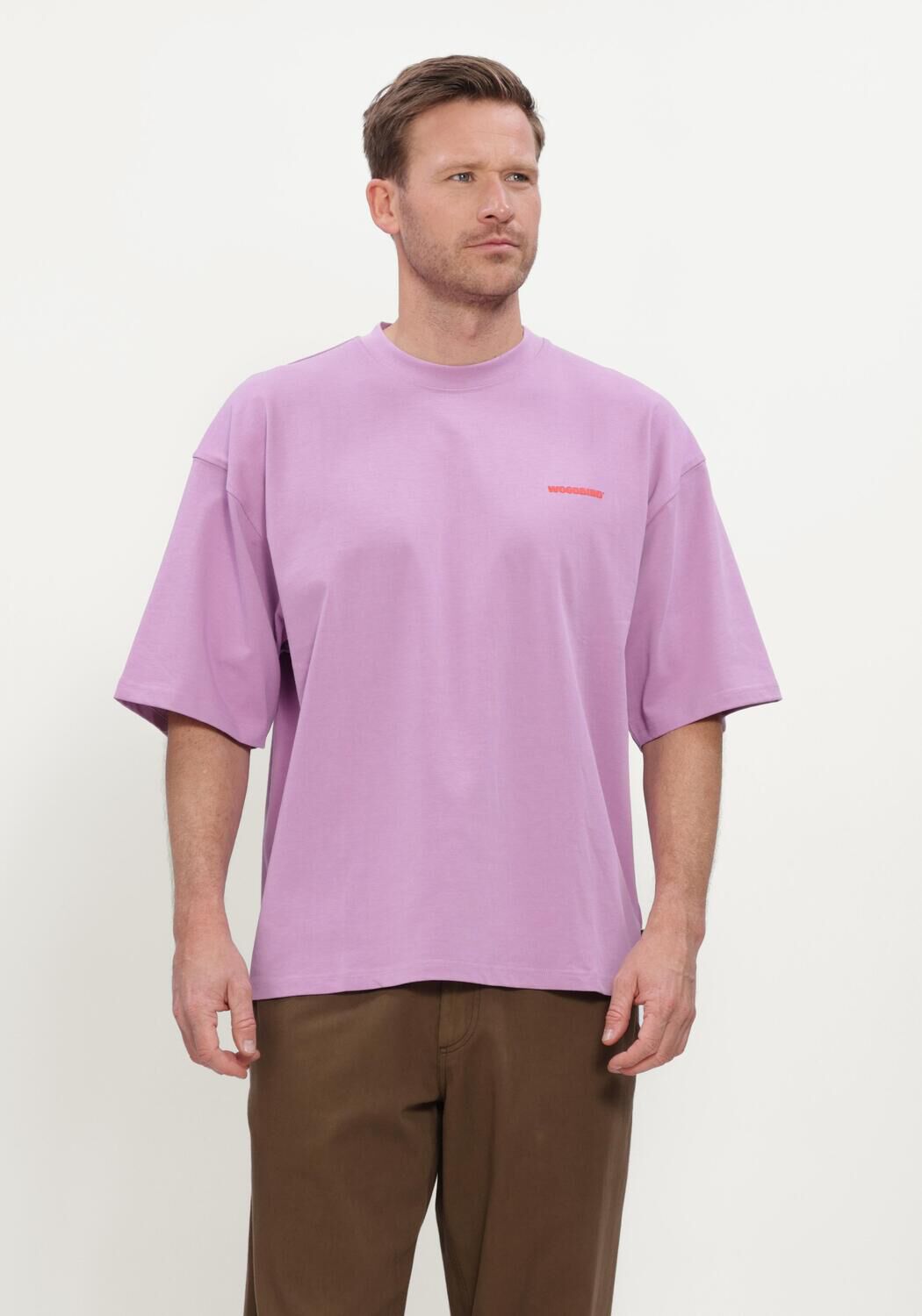 Lila WOODBIRD T-shirt WBBEAM TRAM TEE - large