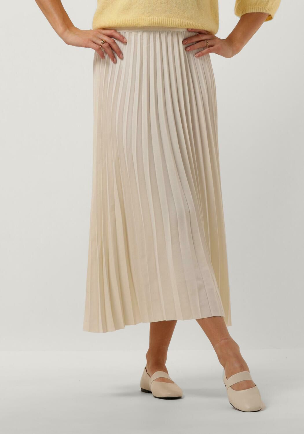 Moss copenhagen Zomer Maxi Rok in Zandkleur Beige Dames