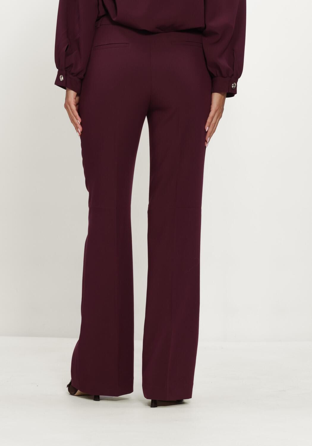 Bordeaux NOTRE-V Flared broek NV-ISALINE - large