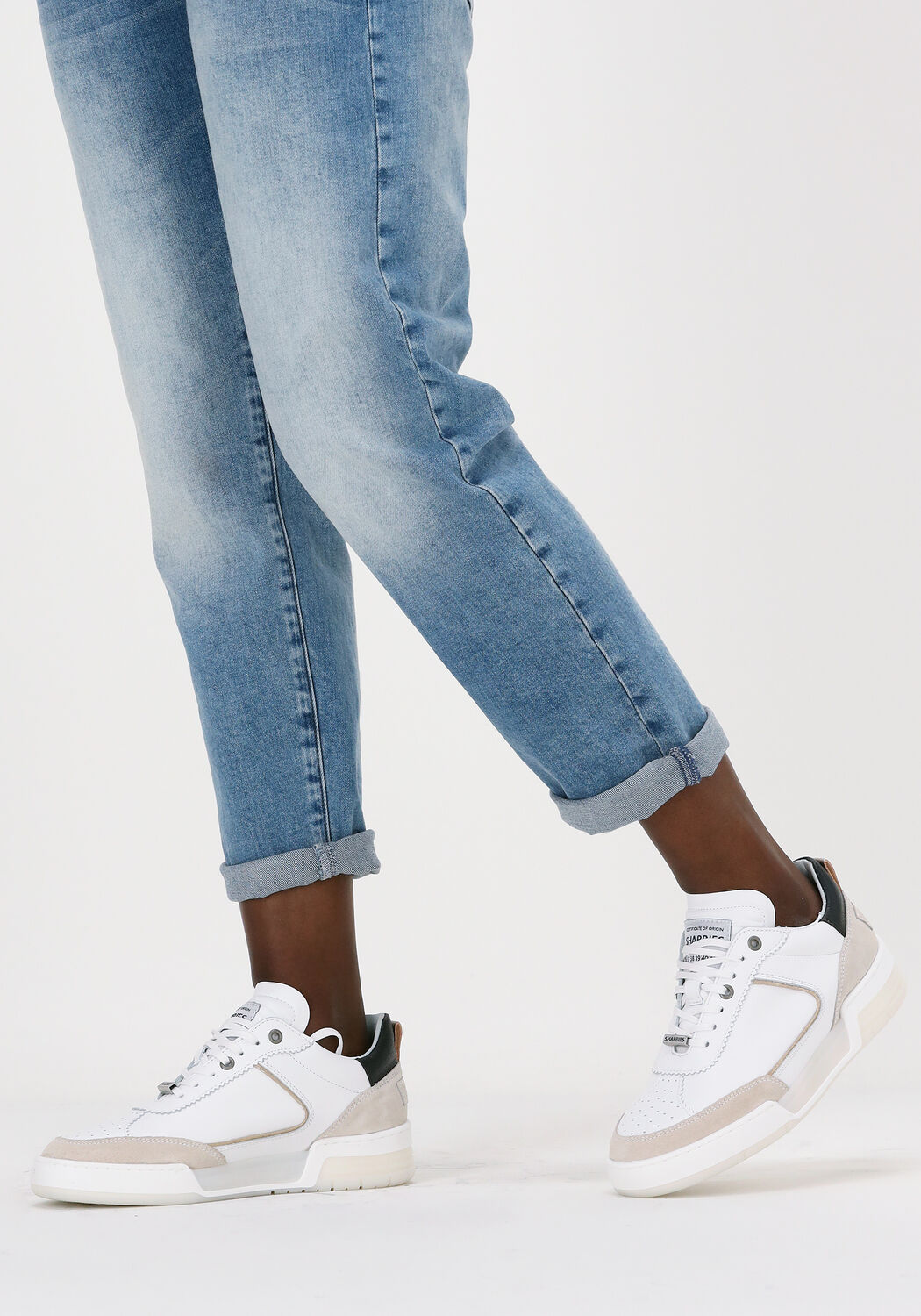 Witte SHABBIES Lage sneakers 101020115 - large