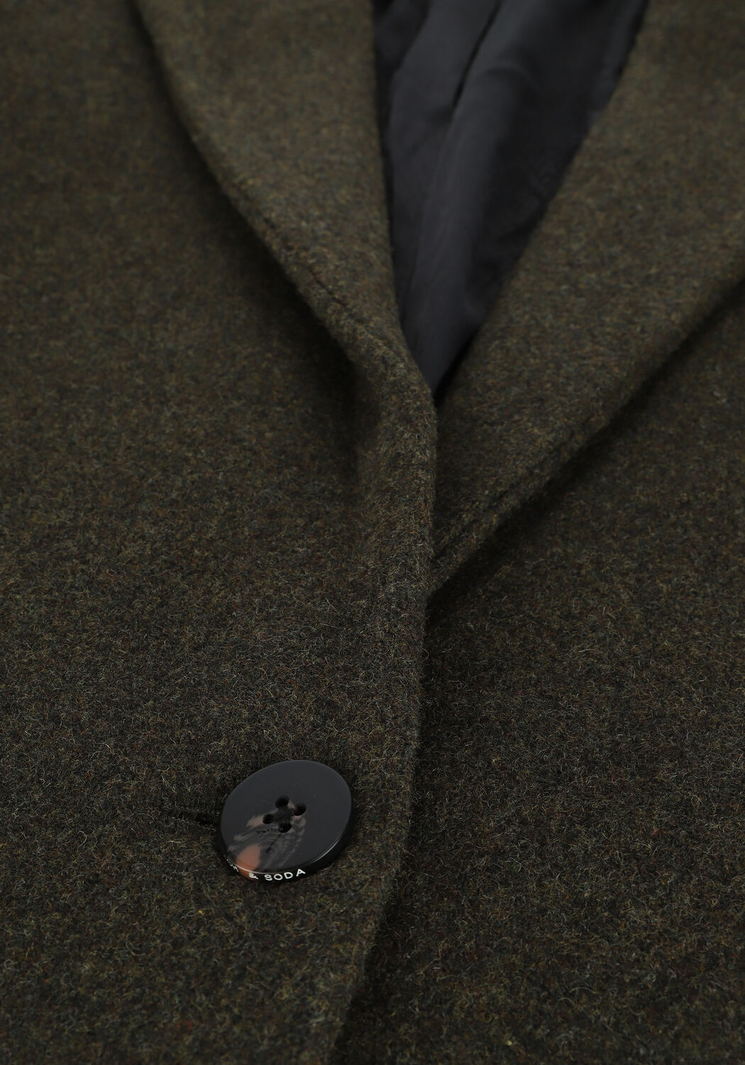 Groene SCOTCH & SODA Mantel CLASSIC TAILORED COAT - 165783 - large