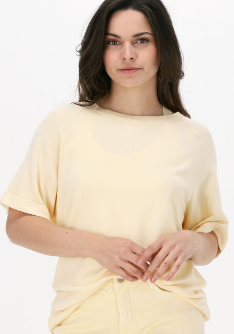 Gele SUMMUM Top SWEATER SHORT SLEEVE FLUID SWE - large