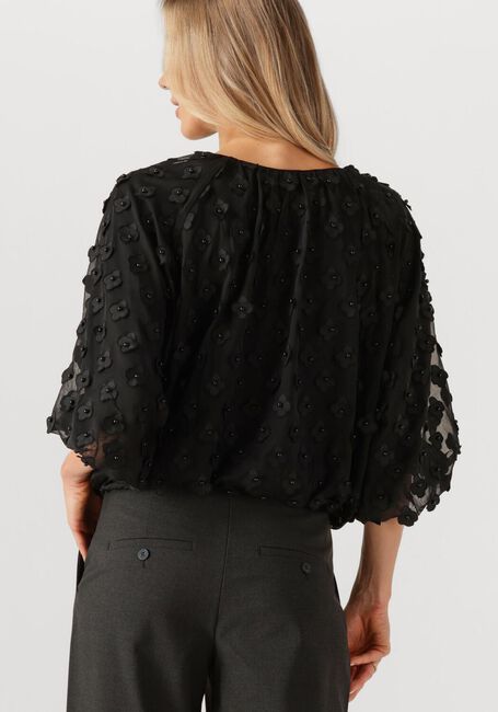 Zwarte AAIKO Top DELANY FLOWER PES 508 - large