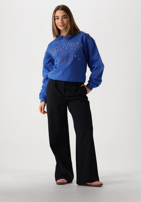 Blauwe FABIENNE CHAPOT Sweater TERRY SPORT HEART SWEATER - large