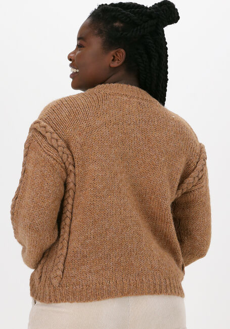 Camel OBJECT Vest JOCELYN KNIT CARDIGAN - large
