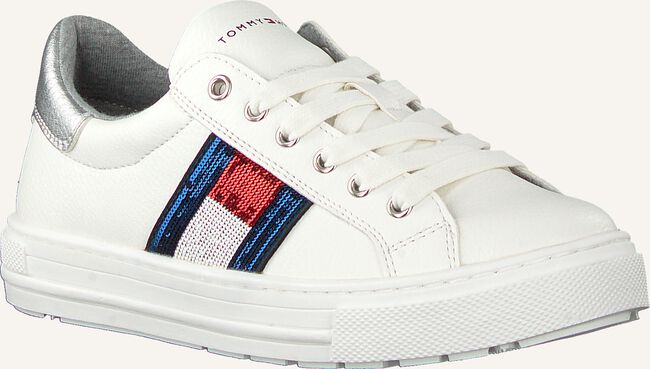 Witte TOMMY HILFIGER Lage sneakers LOW CUT LACE UP T3A4-30616 Witte TOMMY HILFIGER Lage sneakers LOW CUT LACE UP T3A4-30616 - large