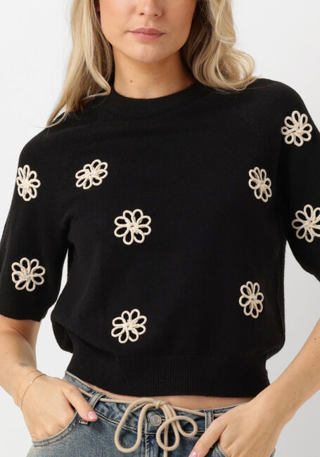 Zwarte OBJECT Trui OBJLANEY RUBIN SS PULLOVER - large