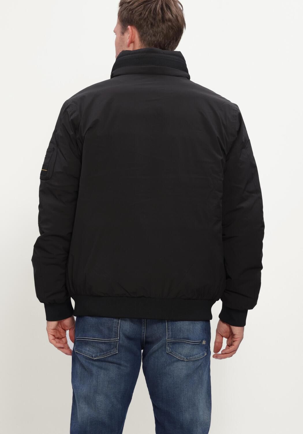 Zwarte PME LEGEND Jack FLIGHT JACKET HAVIL-SKY MACH 6 - large