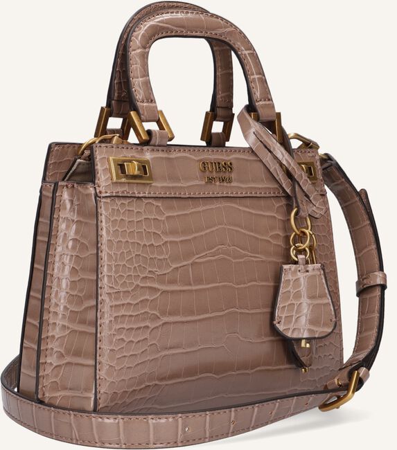 Beige GUESS Handtas KATEY MINI SATCHEL Beige GUESS Handtas KATEY MINI SATCHEL - large