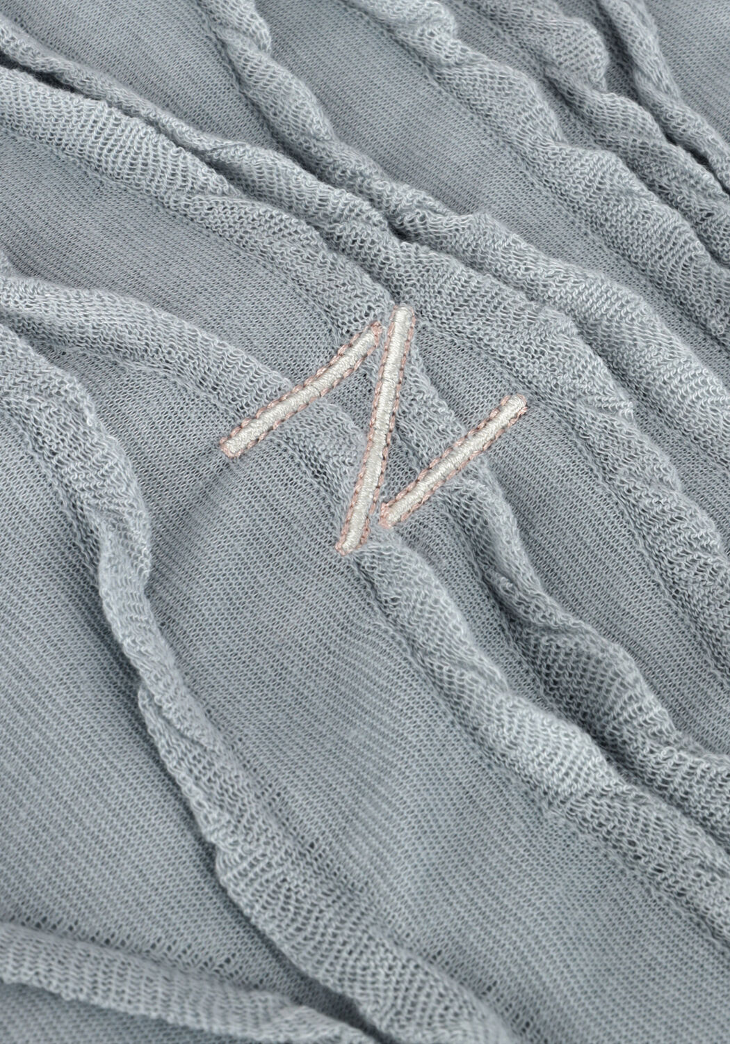 Blauwe NOBELL T-shirt KEZ LOOSE FIT TSHIRT - large