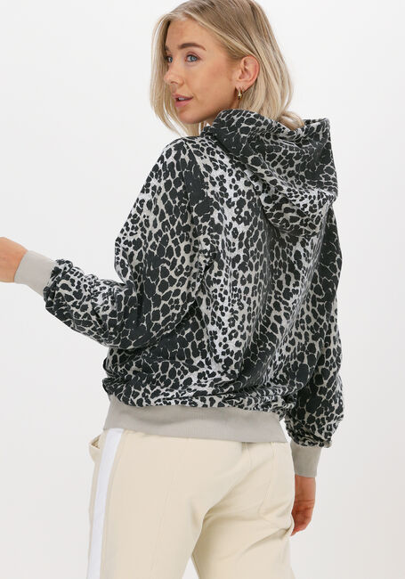 Beige 10DAYS Sweater HOODIE LEOPARD - large